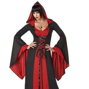 Women's Deluxe Hooded Robe Costume riding hood